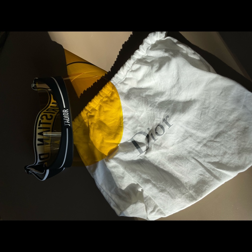 Dior DiorClub1 Yellow Visor Sunglasses - Picture 4 of 7